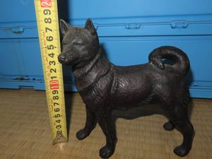 犬 置物 銅のYahoo!オークション(旧ヤフオク!)の相場・価格を見る