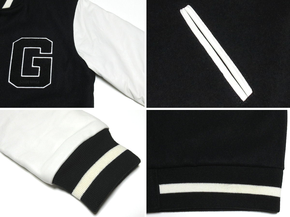 新品未使用 希少 GOODENOUGH グッドイナフ 12AW VARSITY JK 復刻 1st 