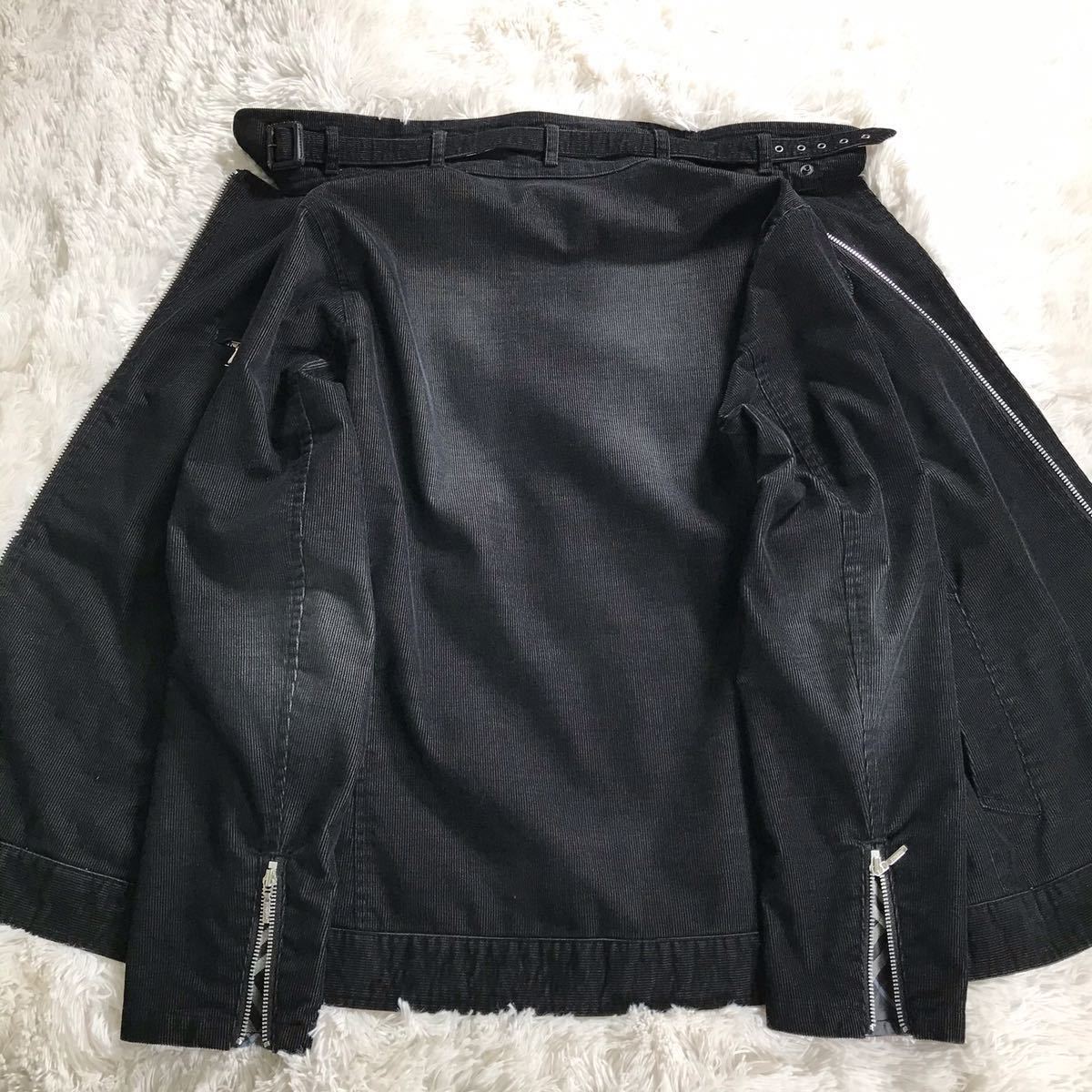 希少 美品 バーバリーブラックレーベル コーデュロイライダース