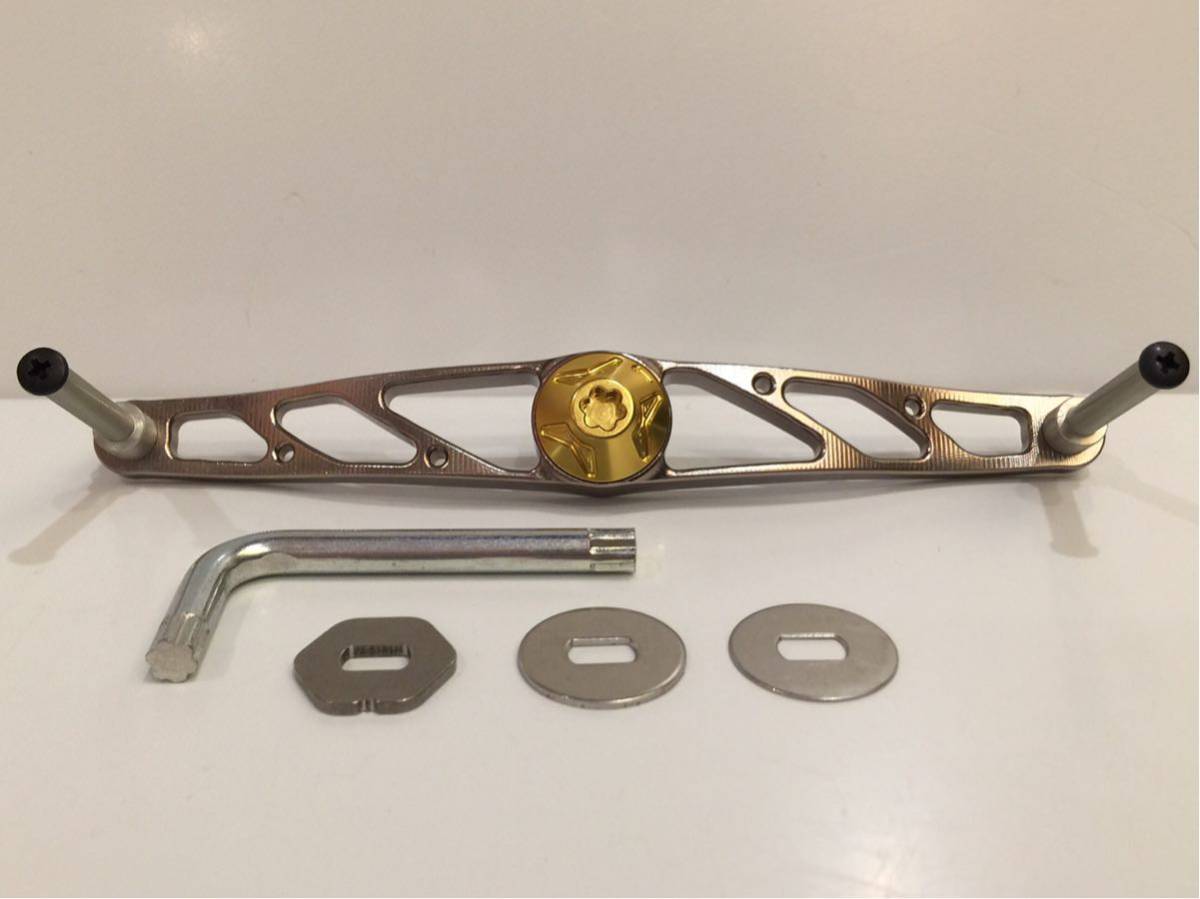 クランク 120 シマノ用 左巻き リブレ クランク120 ハンドル 120mm 左 シマノ リール スポーツ