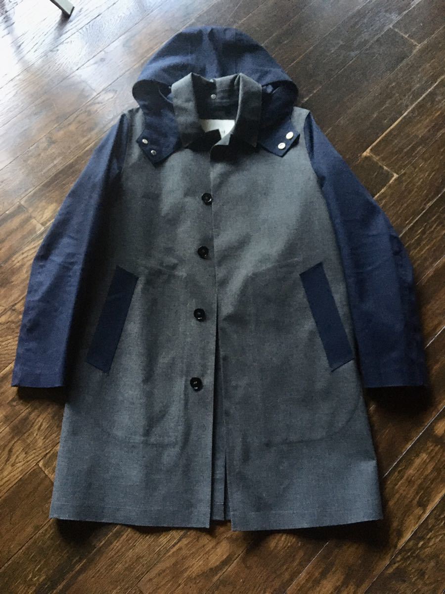 希少 マッキントッシュ ゴム引き MACKINTOSH フード ステンカラー