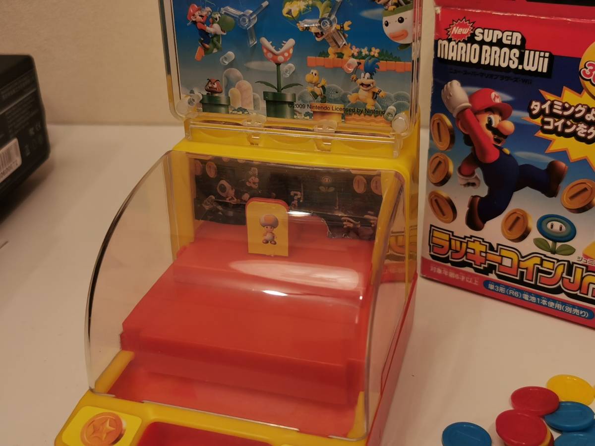 NEW スーパーマリオ ブラザーズWii ラッキーコインJr メダルゲーム