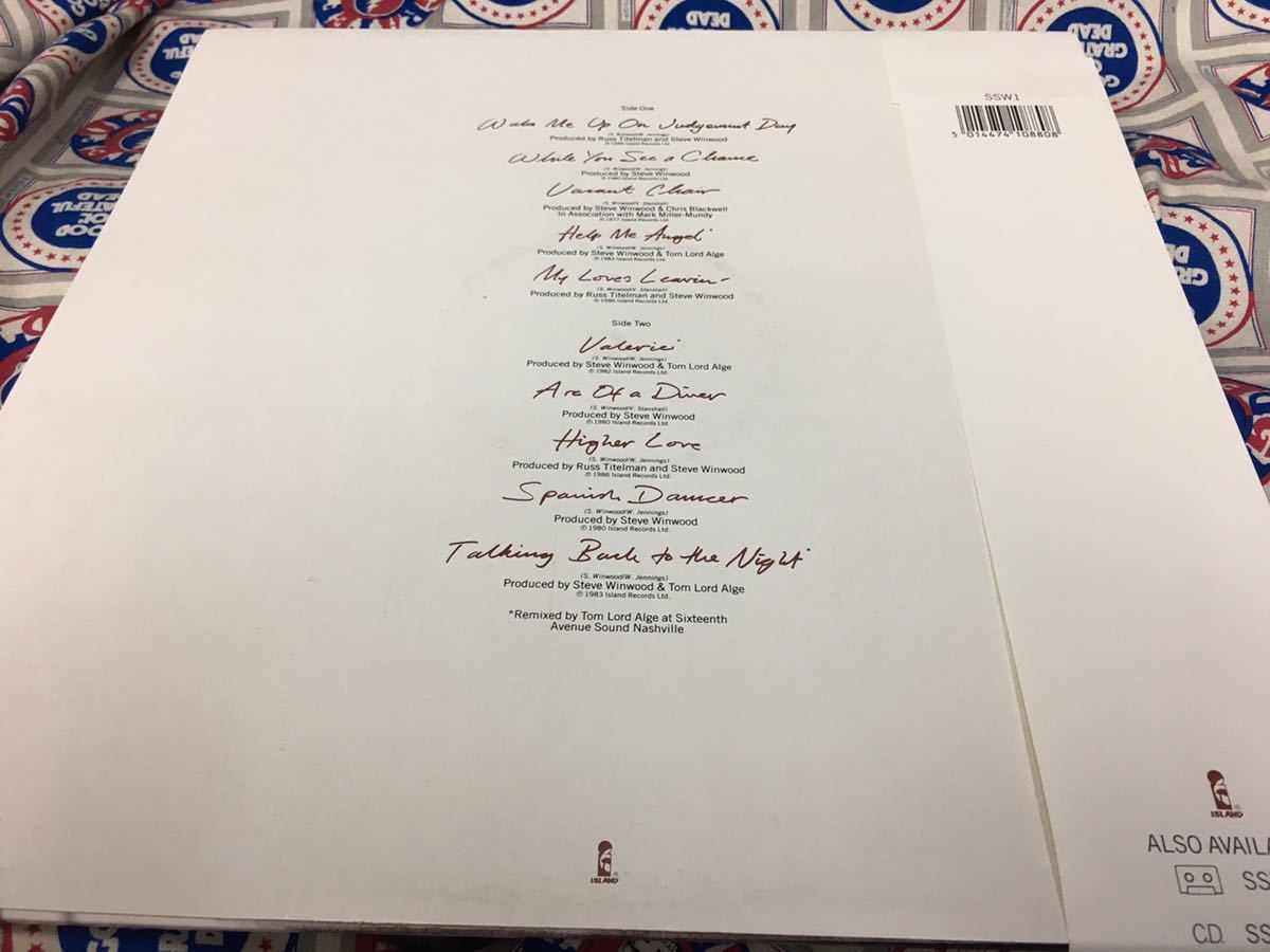英LP Steve Winwood Chronicles UKオリジ初期プレス Featured album