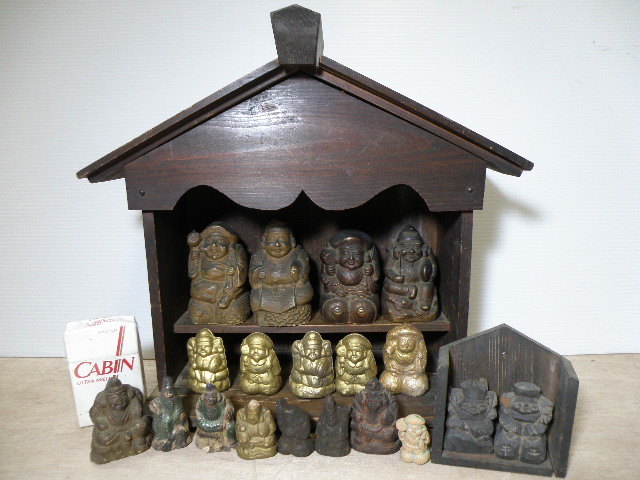 98 恵比寿様 大黒様 人形 厨子 まとめて 戦前 大黒天 神棚 仏像 古民具 古道具 古い 昔 日本人形 売買されたオークション情報 Yahooの商品情報をアーカイブ公開 オークファン Aucfan Com