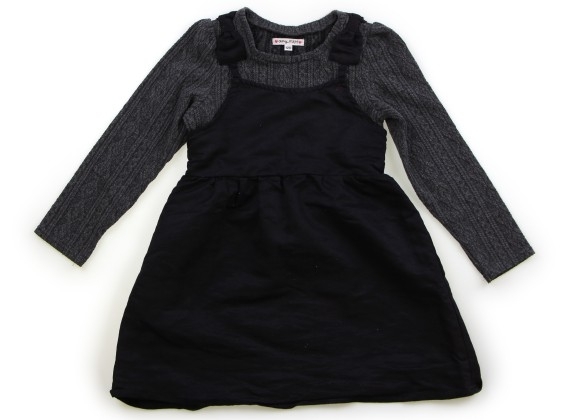 エニィファム Anyfam ワンピース 1 女の子 グレー ブラック 子供服 ベビー服 キッズ 1 115 124cm 売買されたオークション情報 Yahooの商品情報をアーカイブ公開 オークファン Aucfan Com
