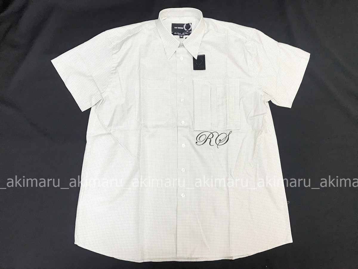 FRED PERRY フレッドペリー×RAF SIMONS ラフシモンズ チェックシャツ 
