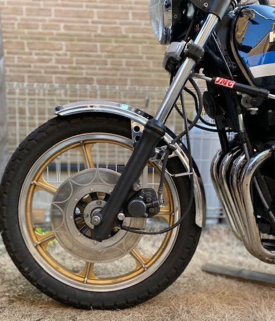 Z400FX E1～3 ディスクローター 両面トレンチカット加工ポン付け