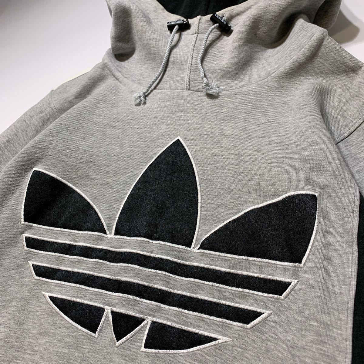 入手困難 90s 銀タグ adidas アディダス DESCENTE製 デサント プル 