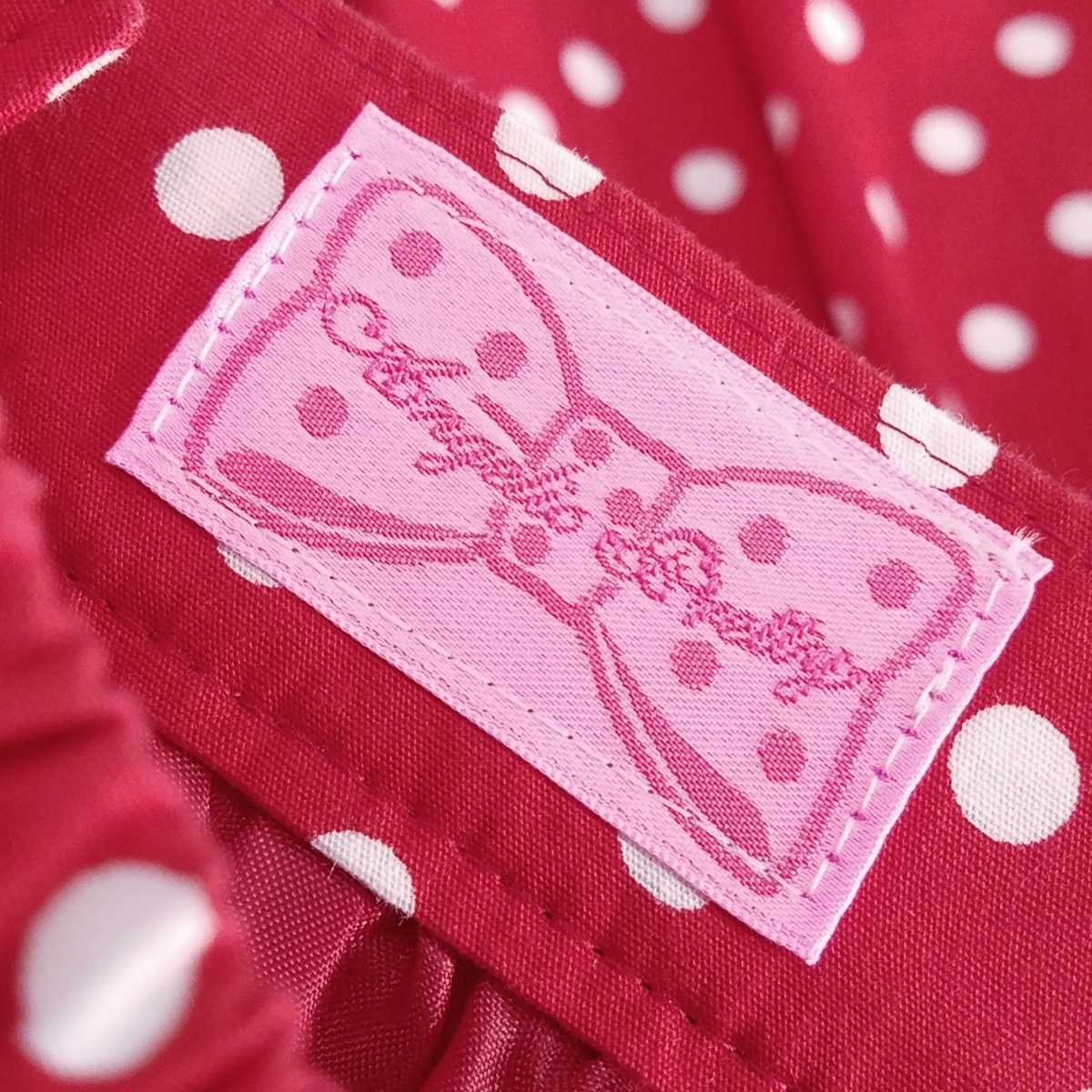 Angelic Pretty/ドット柄 サーキュラー フリル ミニ スカート/赤×白 
