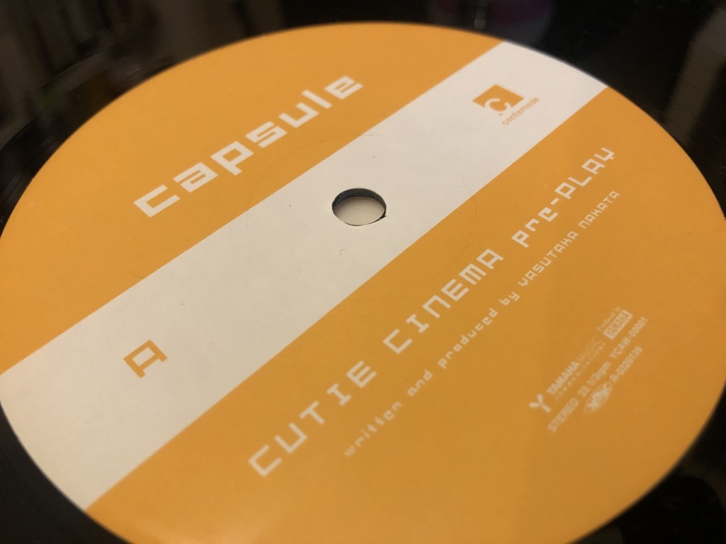 12”★Capsule / Cutie Cinema Pre-Play / 中田ヤスタカ / ラウンジ・ポップ！！！CD付き_3