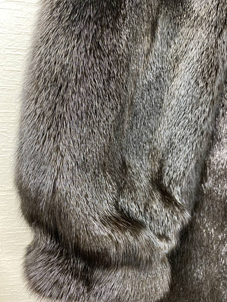 carven furs paris 毛皮 ミンク ファー コート 13~15号 着丈約 carven furs paris 毛皮 ミンク ファー コート 13~15号 着丈約