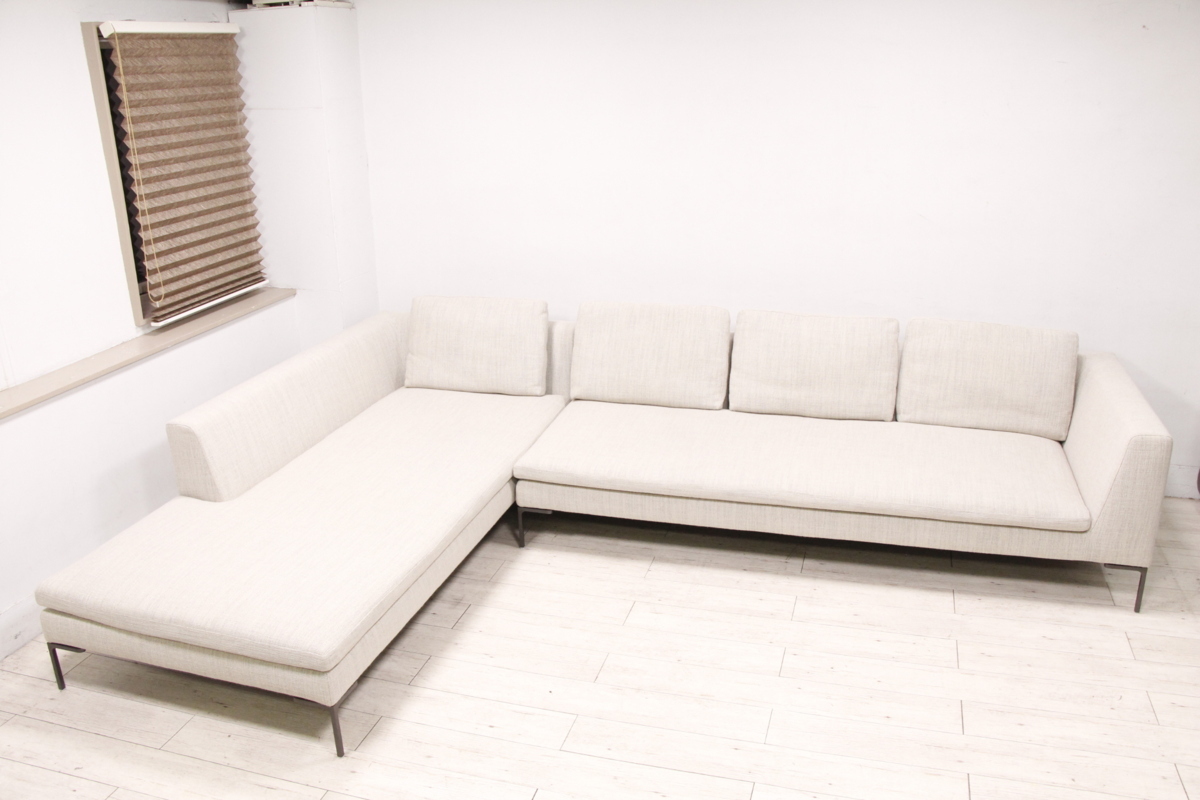 極美品 b&bitalia チャールズ ソファ ☆展示極美品☆B&B ITALIA ビー