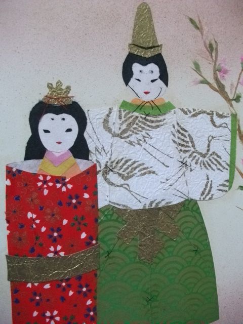 ハンドメイド 色紙 屏風 ちぎり絵 押し絵 貼り絵 ３点セット 雛 雛人形 立雛 お雛様 ひな祭り 送料 ２１０ はり絵 きり絵 売買されたオークション情報 Yahooの商品情報をアーカイブ公開 オークファン Aucfan Com