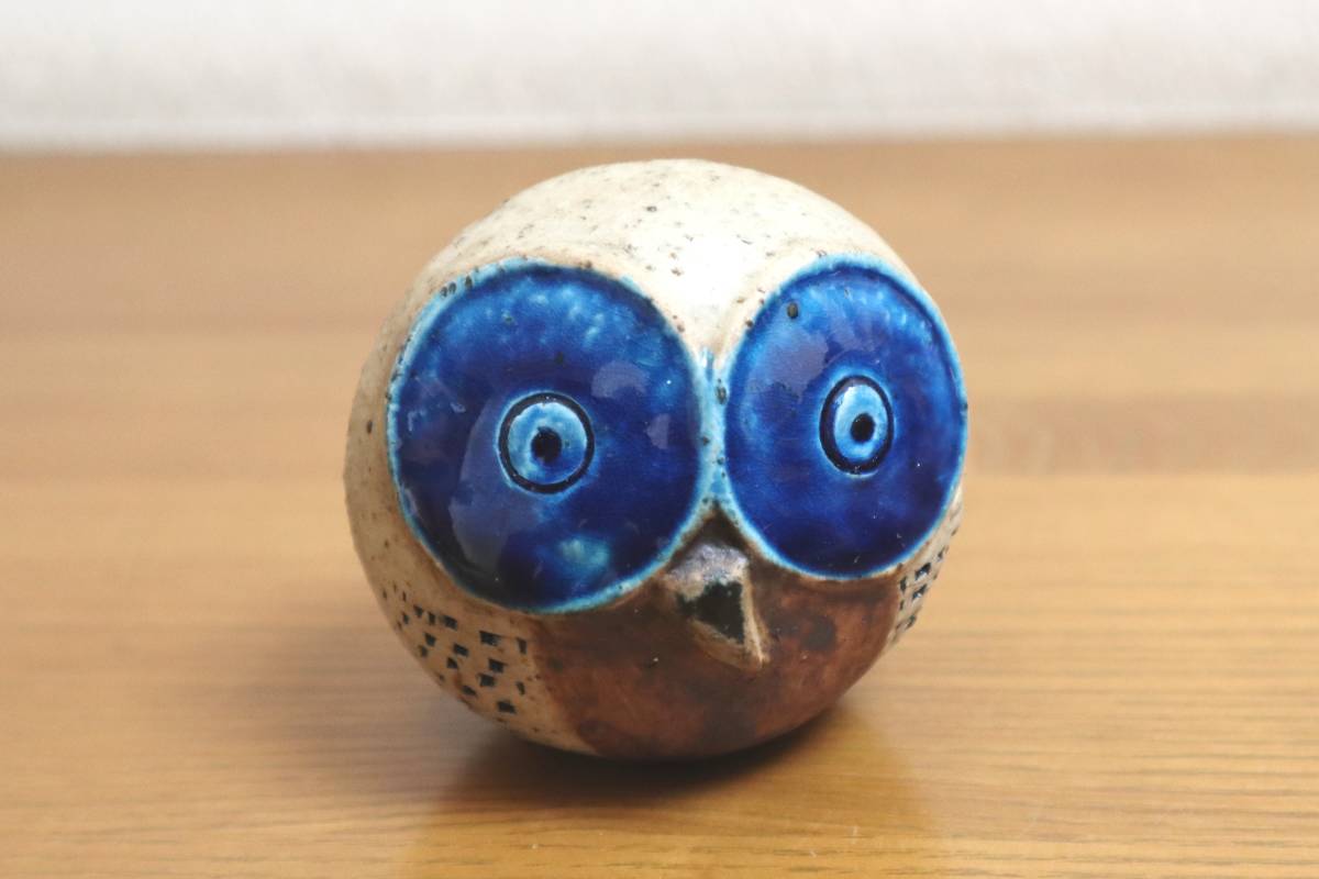 ヴィンテージ☆Ateljeアトリエ作品 フクロウ 小☆Inger Persson 