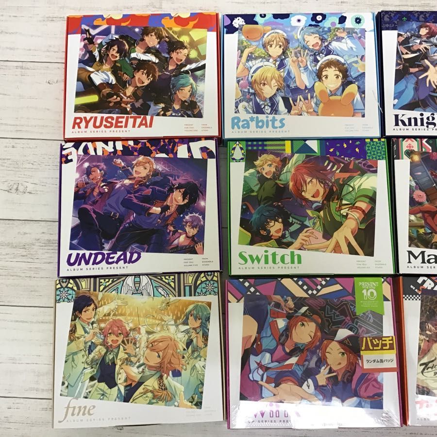 現状 あんさんぶるスターズ Album Series Present 01 12 流星隊 Knights 紅 Undead Valkyrie Eden 他 アルバムシリーズ あんスタ アニメソング一般 売買されたオークション情報 Yahooの商品情報をアーカイブ公開 オークファン Aucfan Com