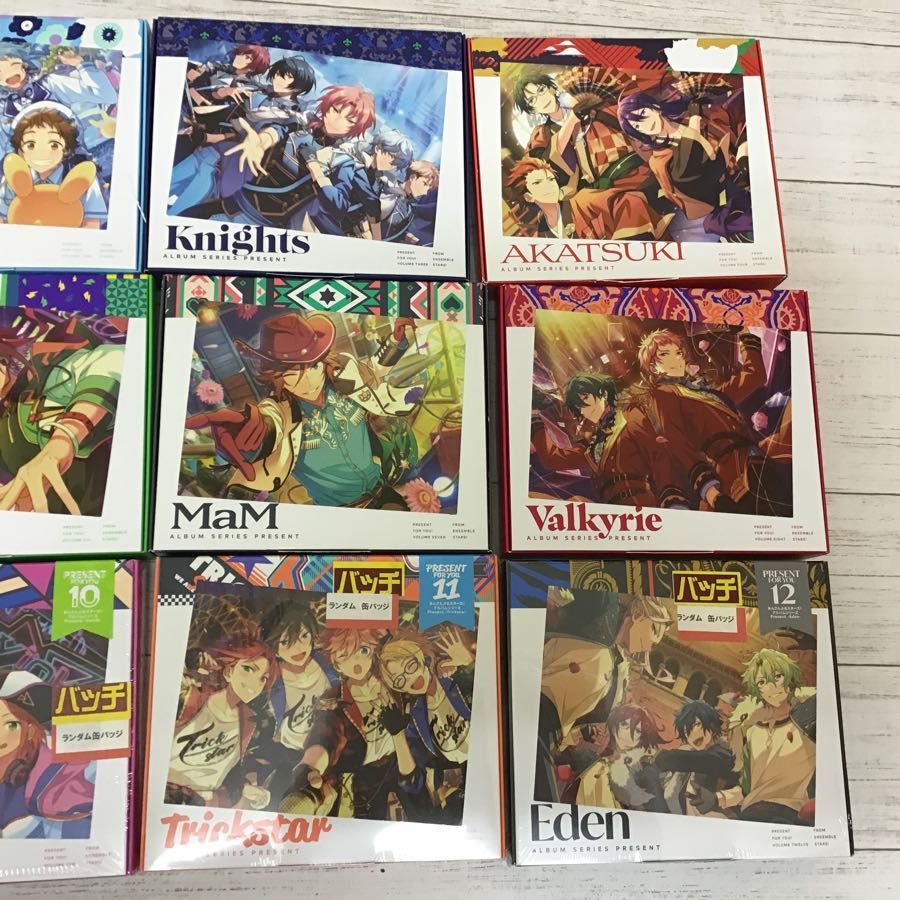 現状 あんさんぶるスターズ Album Series Present 01 12 流星隊 Knights 紅 Undead Valkyrie Eden 他 アルバムシリーズ あんスタ アニメソング一般 売買されたオークション情報 Yahooの商品情報をアーカイブ公開 オークファン Aucfan Com