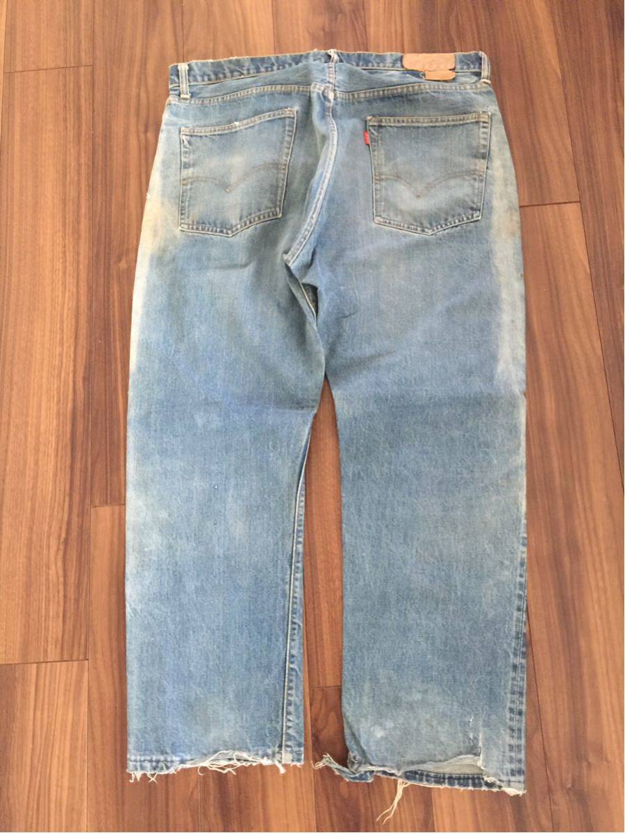 希少✨Levi's リーバイス 505 66後期 42タロン シングルステッチ 激レア 希少 ビンテージ オリジナル Levi''s リーバイス505 66前期 紙