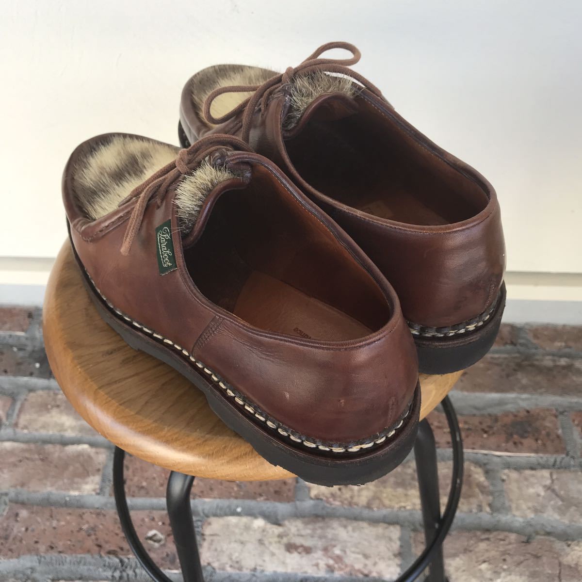 激レア! Paraboot Michael 40 フォック デカタグ アザラシ パラブーツ 