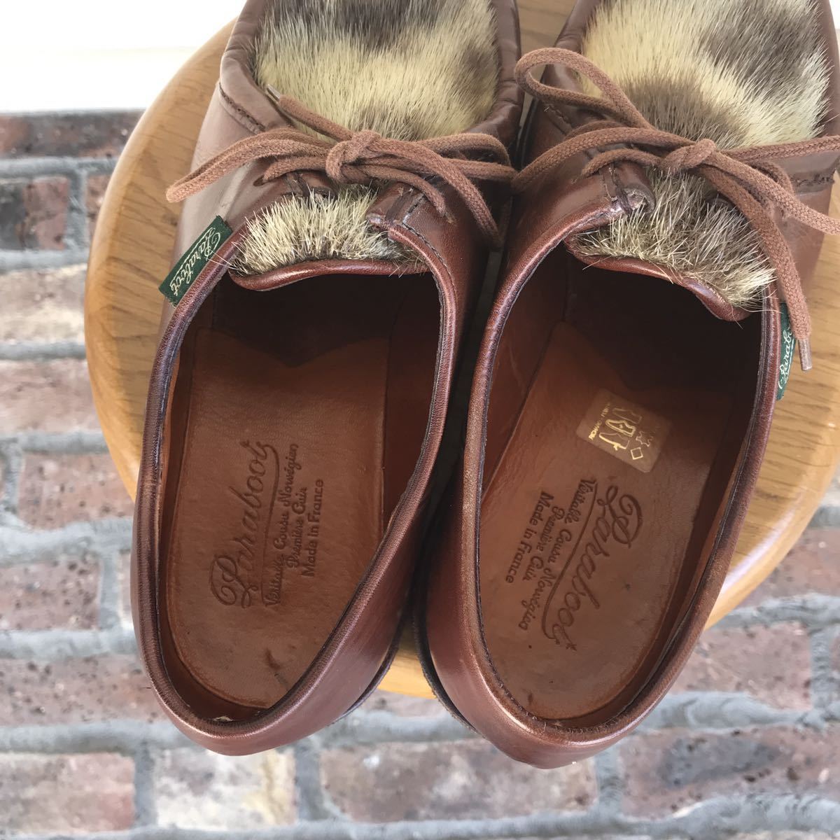激レア! Paraboot Michael 40 フォック デカタグ アザラシ パラブーツ 