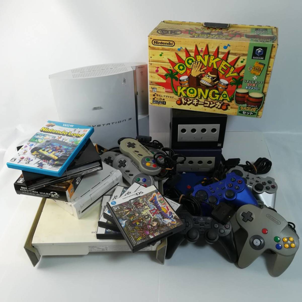 Y5 63 ゲーム機 コントローラー ソフト 未検品ジャンクセット １円 Psx Ps3 Gc ゲームキューブ Ps2 64 Ds Wiiuなど まとめ大量 本体 売買されたオークション情報 Yahooの商品情報をアーカイブ公開 オークファン Aucfan Com