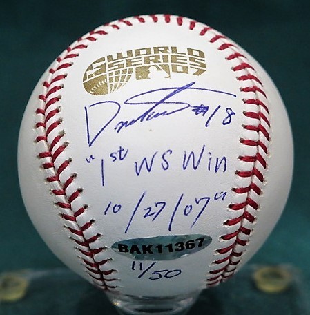 松坂大輔 実使用＆直筆サインボール UDA STEINER