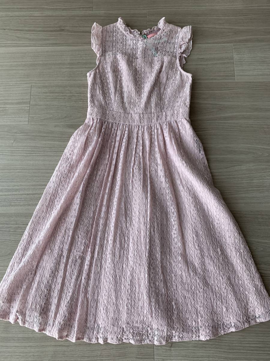 ジルバイジルスチュアートレースくすみピンクロングワンピースドレス ワンピース ロング 売買されたオークション情報 Yahooの商品情報をアーカイブ公開 オークファン Aucfan Com