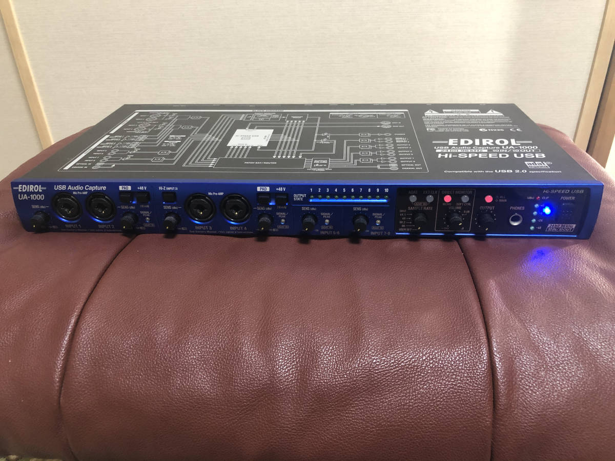 EDIROL エディロール UA-1000 Roland audio-interface オーディオインターフェース 10in 10out ...