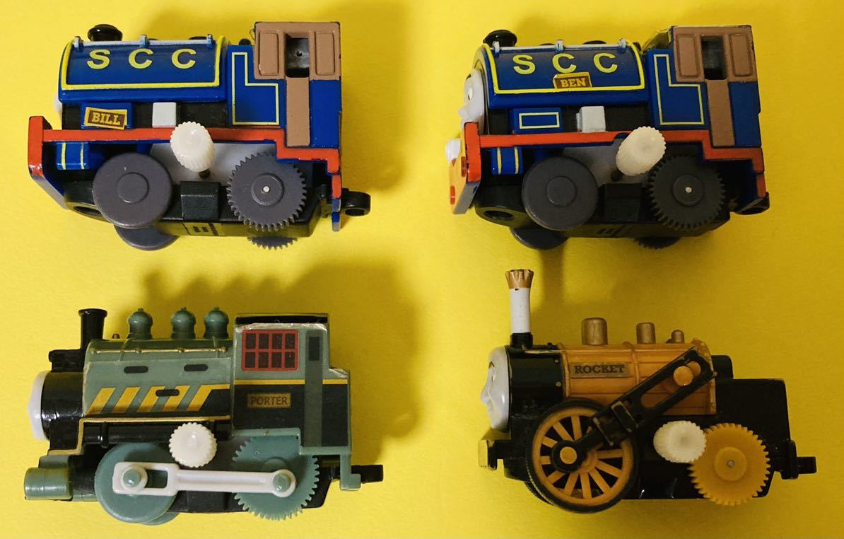 機関車トーマス ガチャ カプセルプラレール ハロルド ビル ベン ポーター 他 Thomas Takara A 46 カプセルプラレール 売買されたオークション情報 Yahooの商品情報をアーカイブ公開 オークファン Aucfan Com