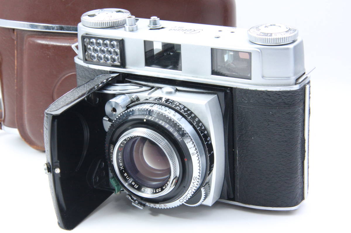 【動作確認済み】Retina Ⅲc Kodak コダック レチナⅢc 完動品 貴重☆極上級☆Kodak Retina IIIC 3C☆Xenon C 50mm F2.0☆大窓