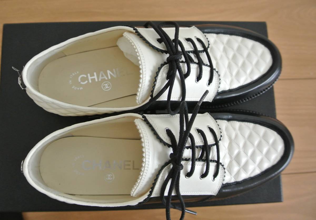 美品 シャネル CHANEL ココマーク レザー シューズ パンプス 黒 38 1