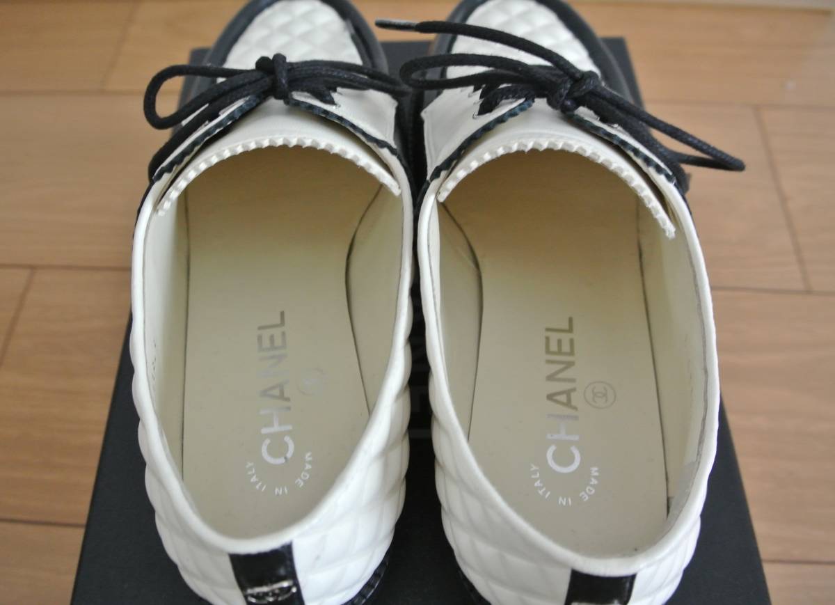 美品 シャネル CHANEL ココマーク レザー シューズ パンプス 黒 38 1