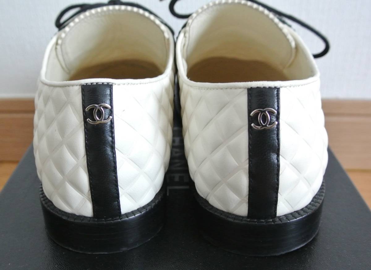 美品 シャネル CHANEL ココマーク レザー シューズ パンプス 黒 38 1