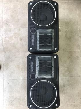 JOYSOUND×UGA カラオケ スピーカー CS-02 ペアセット 取り付け金具付き