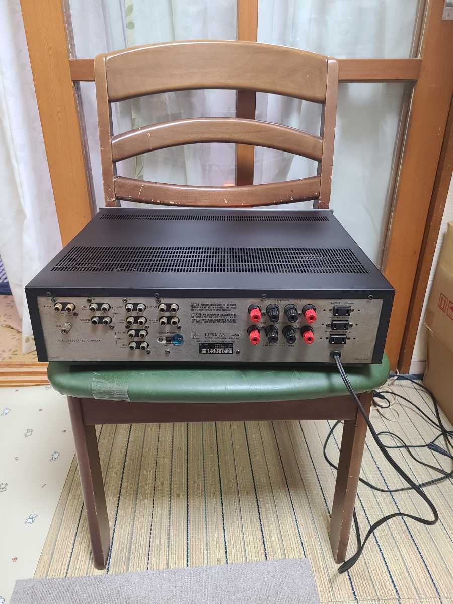 フルレストア！極上完動超美品！LUXMAN高級プリメインアンプL-430 奇跡