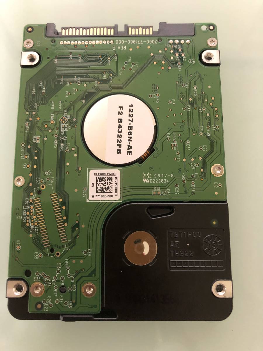 ●即決！WD 2.5 SATA 750GB 　管：b03_2