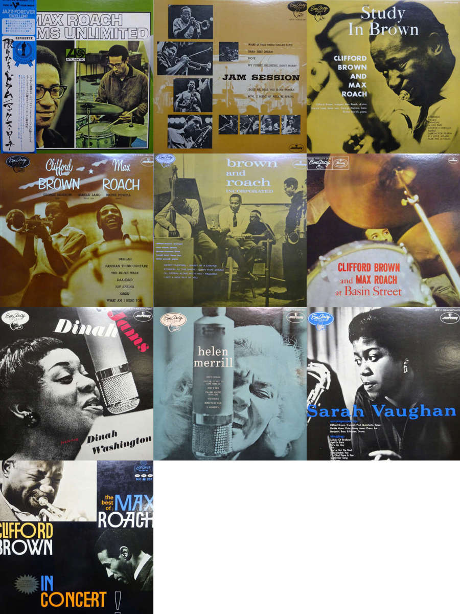 18005131;【ALL国内盤！帯付含む】CLIFFORD BROWN MAX ROACH 10枚セット/STUDY IN BROWN， 他