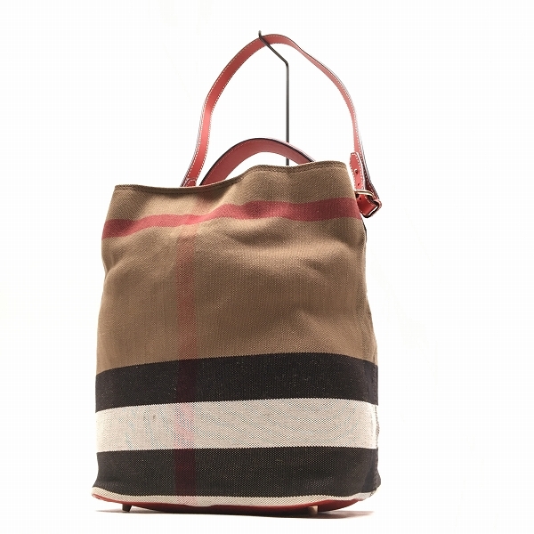 ○超美品 バーバリー Burberry お洒落 2WAY トート ショルダー バッグ  