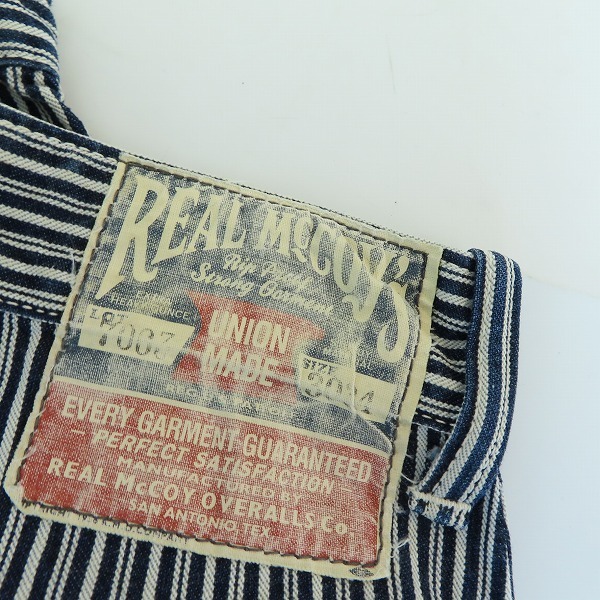 The REAL McCOY'S/リアルマッコイズ ヒッコリー ペインターパンツ 30