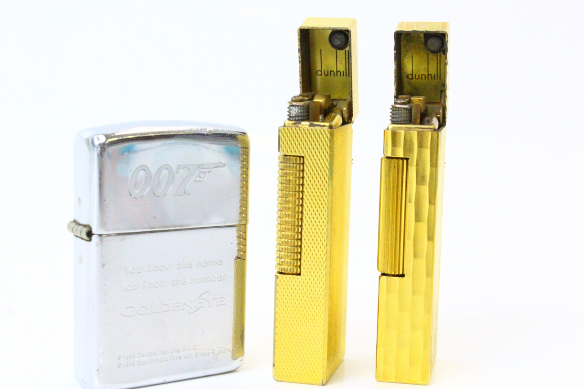 ダンヒル dunhill 3個セット ゴールド 2026年最新Dunhill ガスライター 