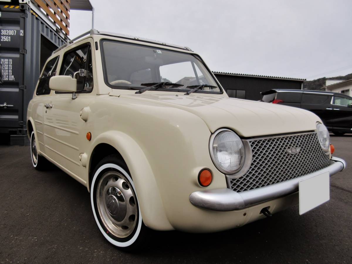 京都 全国ok 日産パオ キャンパストップ ブラウンレザー オートマ 車検ロング 格安陸送 下取り オートローンok パオ 売買されたオークション情報 Yahooの商品情報をアーカイブ公開 オークファン Aucfan Com