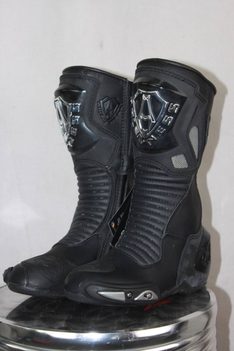 新品未使用 ARLENNESS アレンネス レーシングブーツ ALL.BLACK EU38