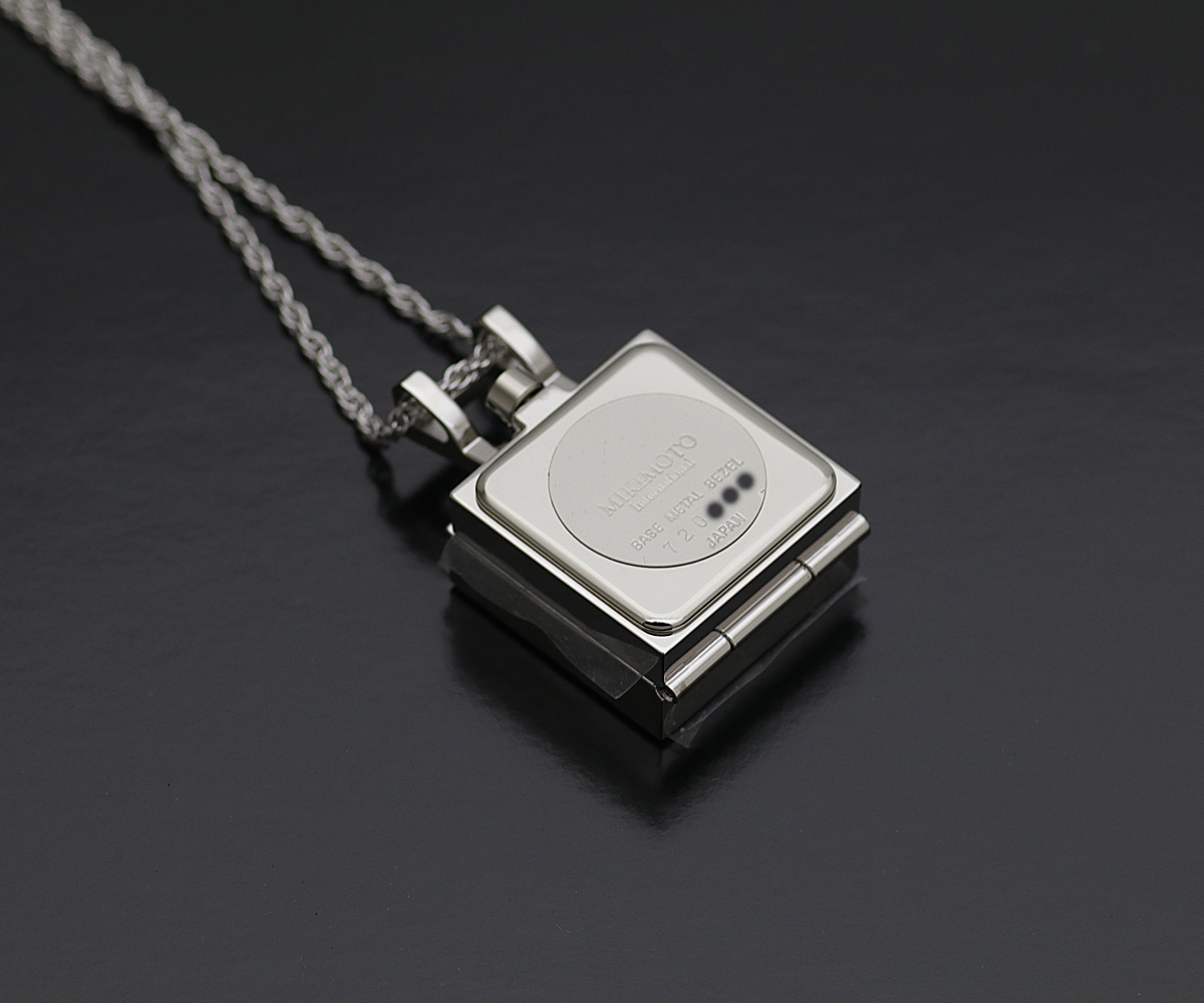 ミキモト ペンダントウォッチ MIKIMOTO パール 新品電池 懐中時計 電池