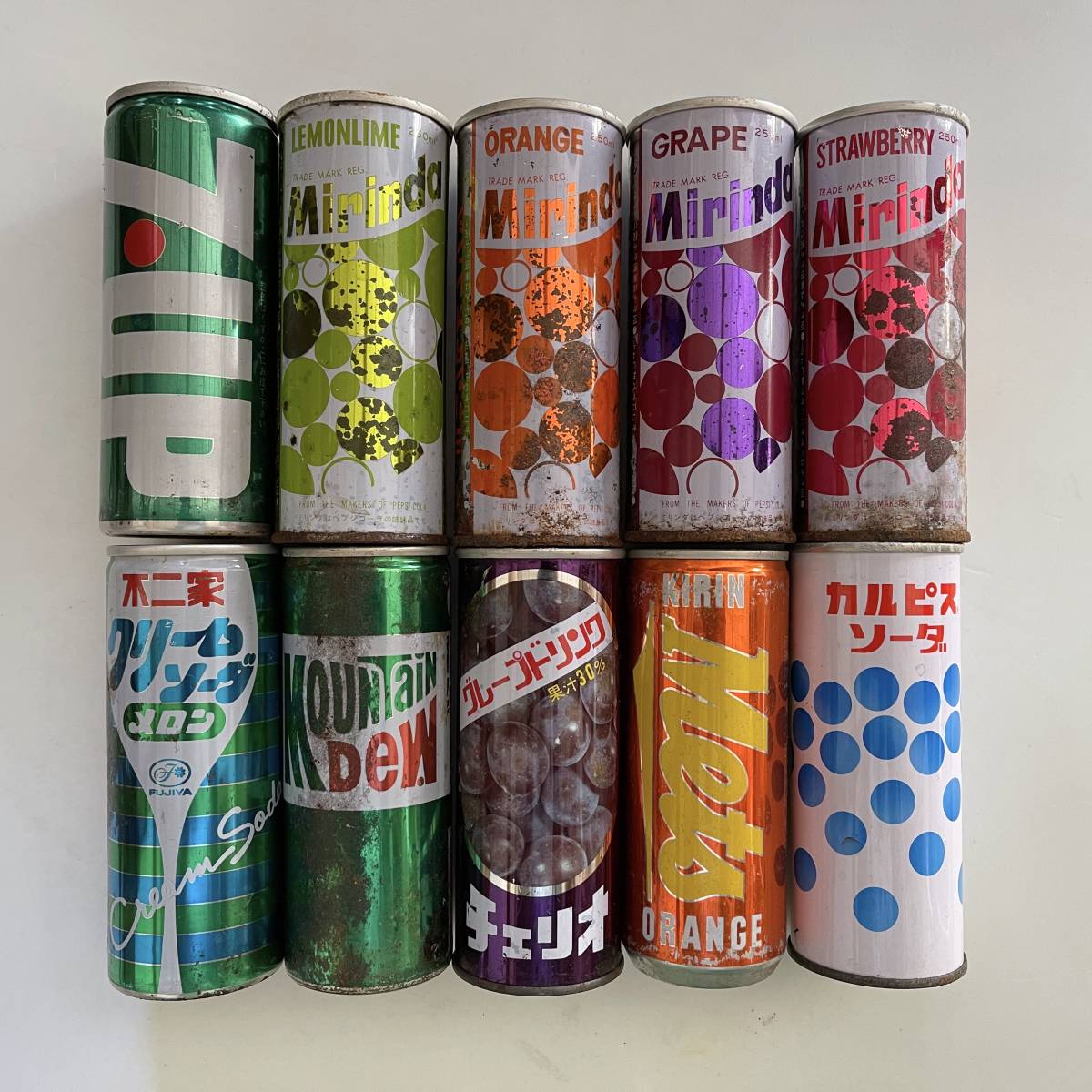 空缶 7UP パティオ ミリンダ カルピスソーダ チェリオ メッツ 空き缶(ペプシコーラ)|売買されたオークション情報、yahooの商品情報を ...