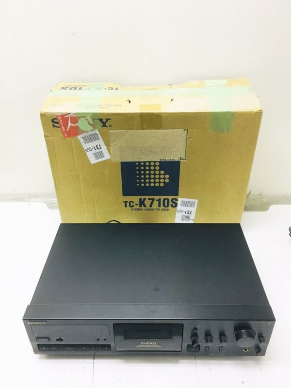 SONY ソニー ステレオカセットデッキ TC-K710S 通電確認済 I-21031431