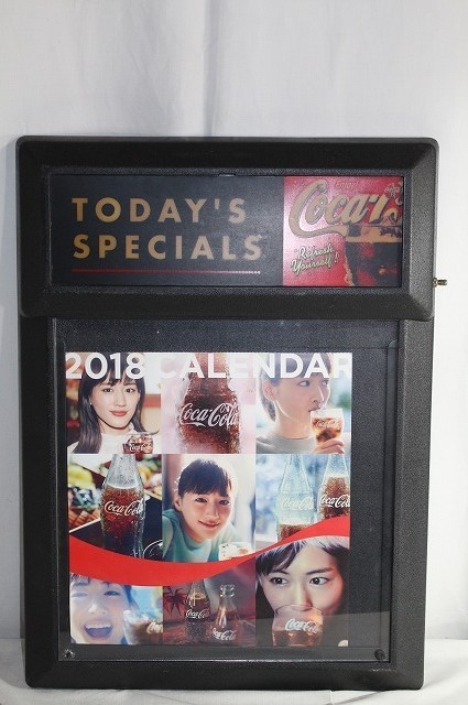 14dCO03420E】☆レア☆Coca-Cola コカコーラ☆電飾掲示板 看板