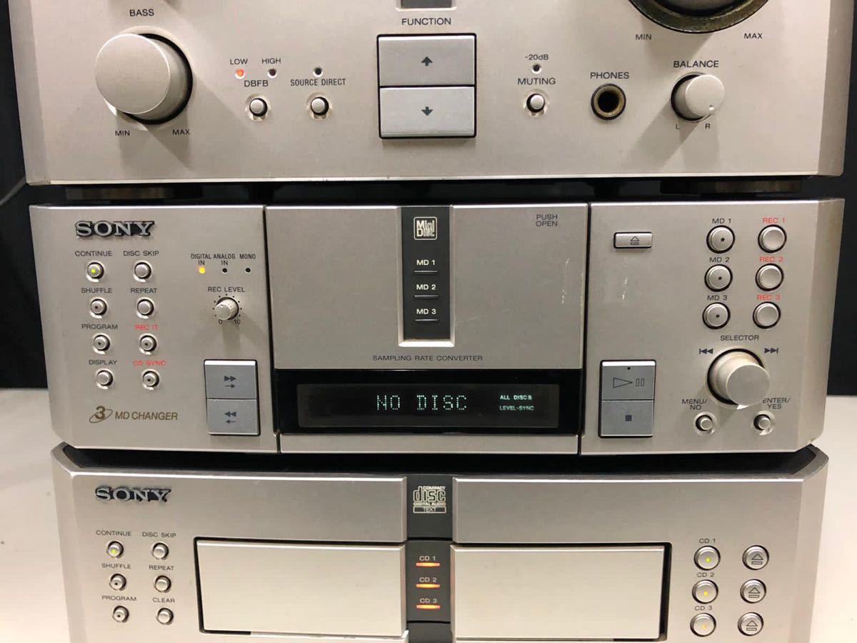SONY PIXY ピクシー DHC-MD717 システムコンポ TA-MS717 MDS-MS717 MD