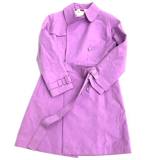 1円 ハロッズ サイズ不明 トレンチコート レディース 紫 パープル 裏地ドット アウター ベルト付き ハンガー付属 Harrods コート 売買されたオークション情報 Yahooの商品情報をアーカイブ公開 オークファン Aucfan Com