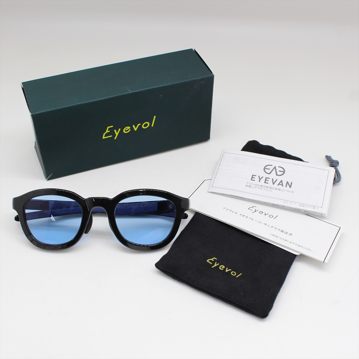 eyevol rys 2 Ⅱ bk fg 48-24-133 Eyevol アイヴォル RYS2 BK-NV-BL-BLU 48□24-133 サングラス