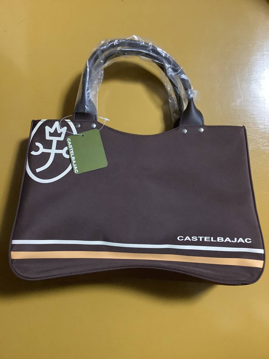 美品 カステルバジャック 2WAY ショルダーバッグ クラー レザー 家紋 