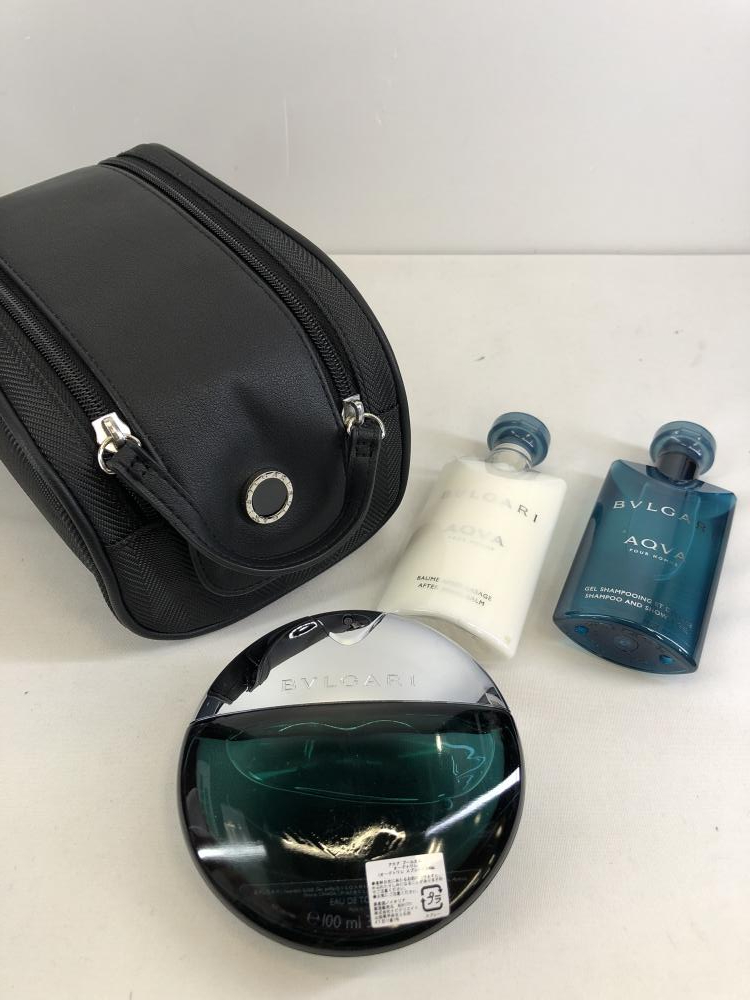 【中古】ブルガリ BVLGARI　アクアプールオム ポーチキット [240017445509] 209999093753)BVLGARI　アクアプールオムポーチキット